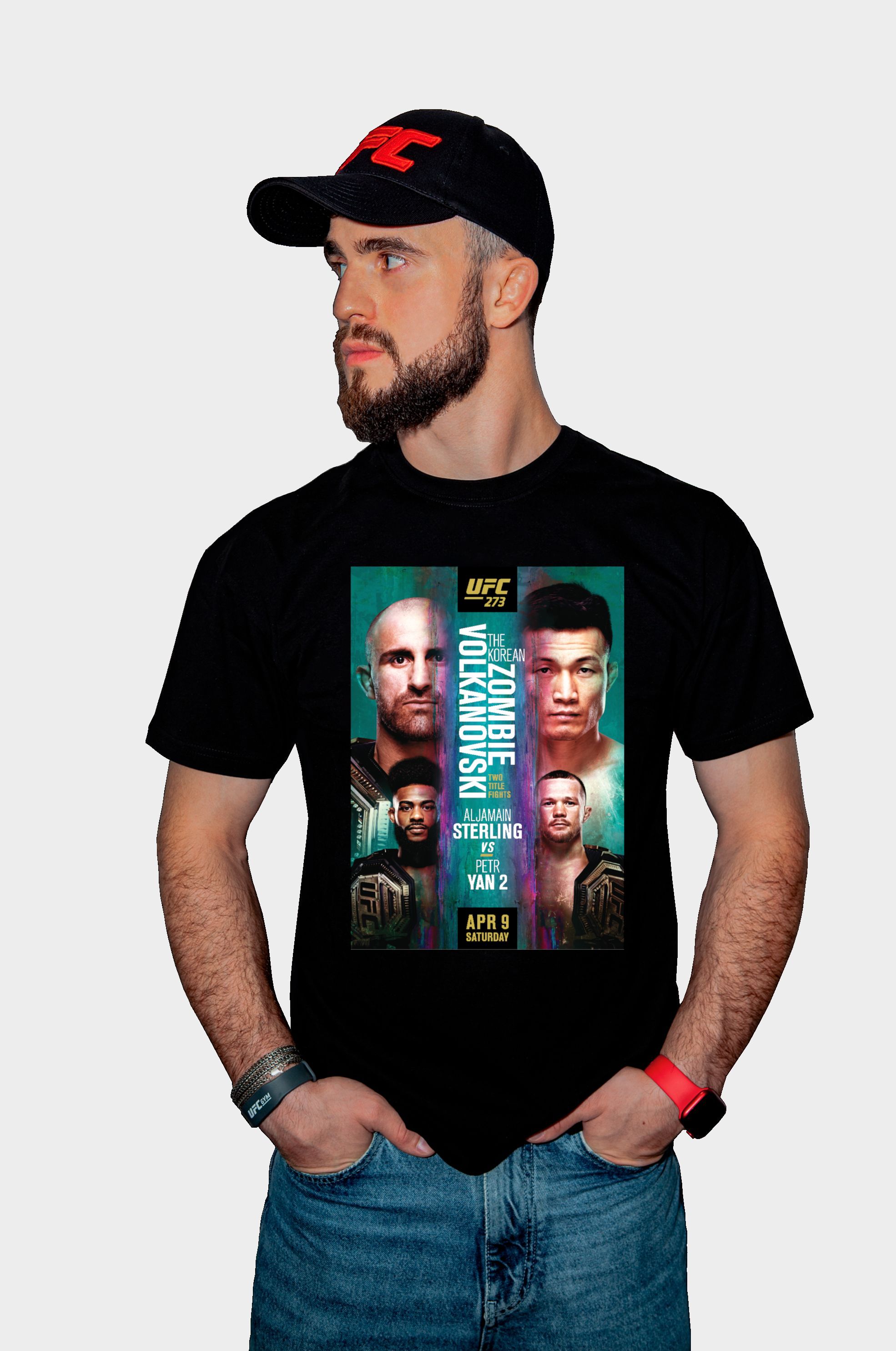 фото Футболка мужская ufc "t-shirt bl ufc event 273 eng"