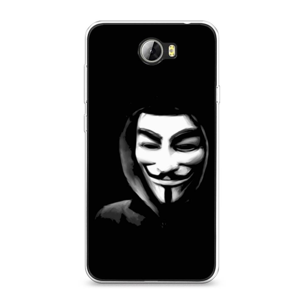 

Чехол Awog на Honor 5A "Анонимус", Черный;серый;белый, 60350-5