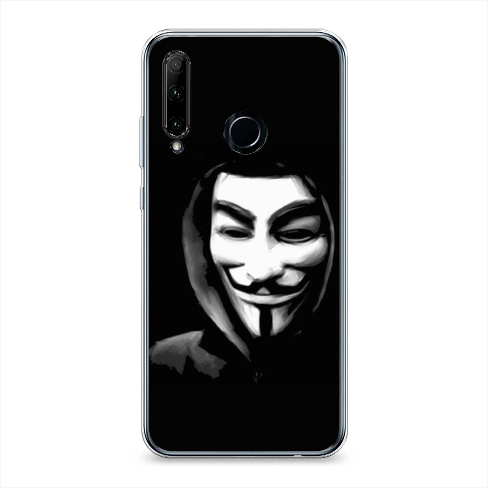 

Чехол Awog на Honor 10i "Анонимус", Черный;серый;белый, 68850-5