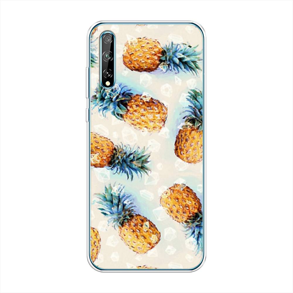 

Чехол Awog на Huawei Y8p "Ананасы", Бежевый, 6103450-3