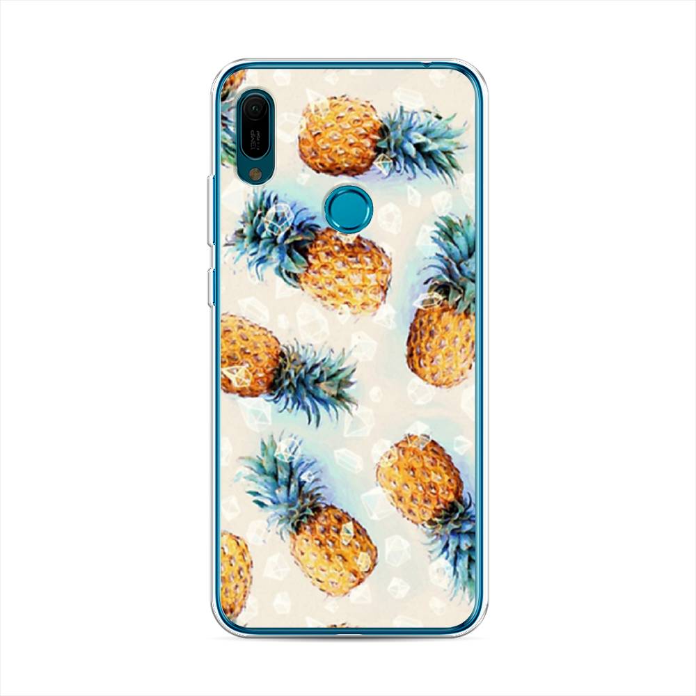 фото Чехол awog "ананасы" для huawei y6 2019