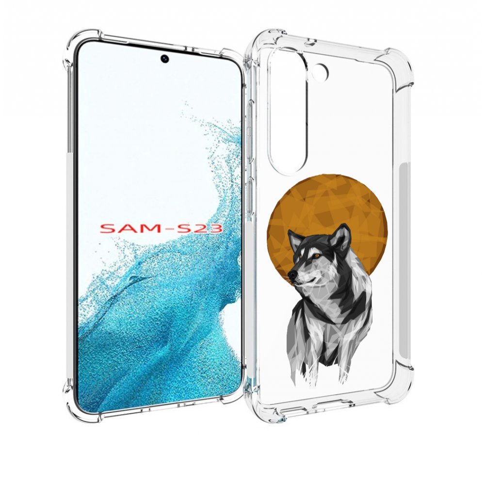 

Чехол MyPads Лунный волк для Samsung Galaxy S23, Прозрачный, Tocco