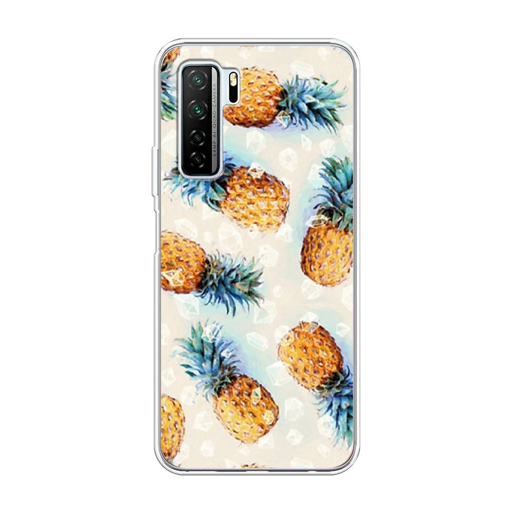 

Чехол Awog на Huawei P40 lite 5G "Ананасы", Бежевый, 6103050-3