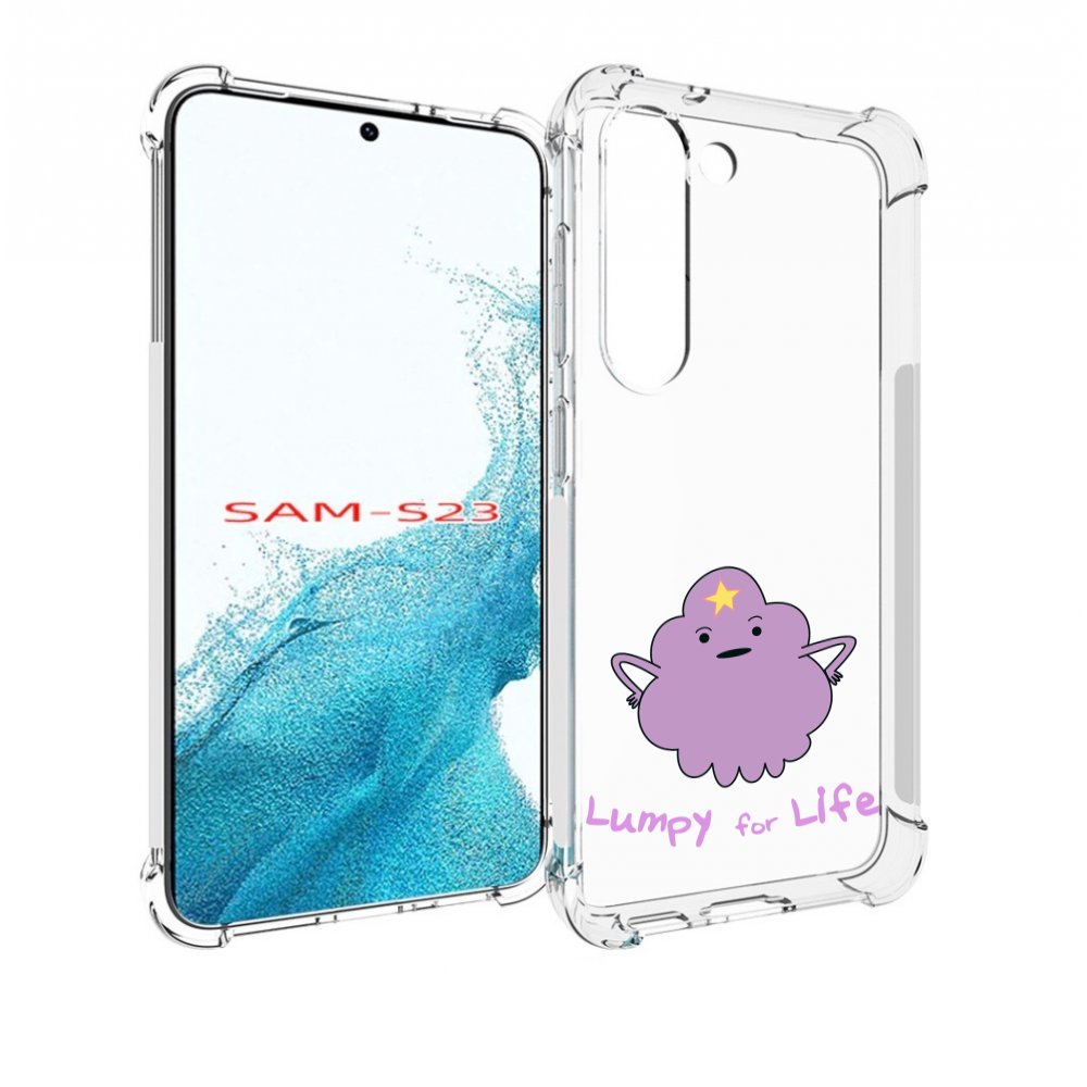 

Чехол MyPads Принцесса пупырчатого королевства для Samsung Galaxy S23, Прозрачный, Tocco