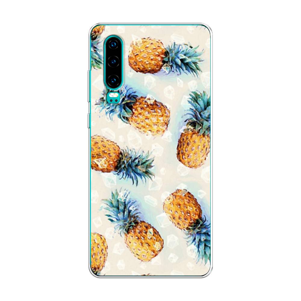 

Чехол Awog на Huawei P30 "Ананасы", Бежевый, 68550-3