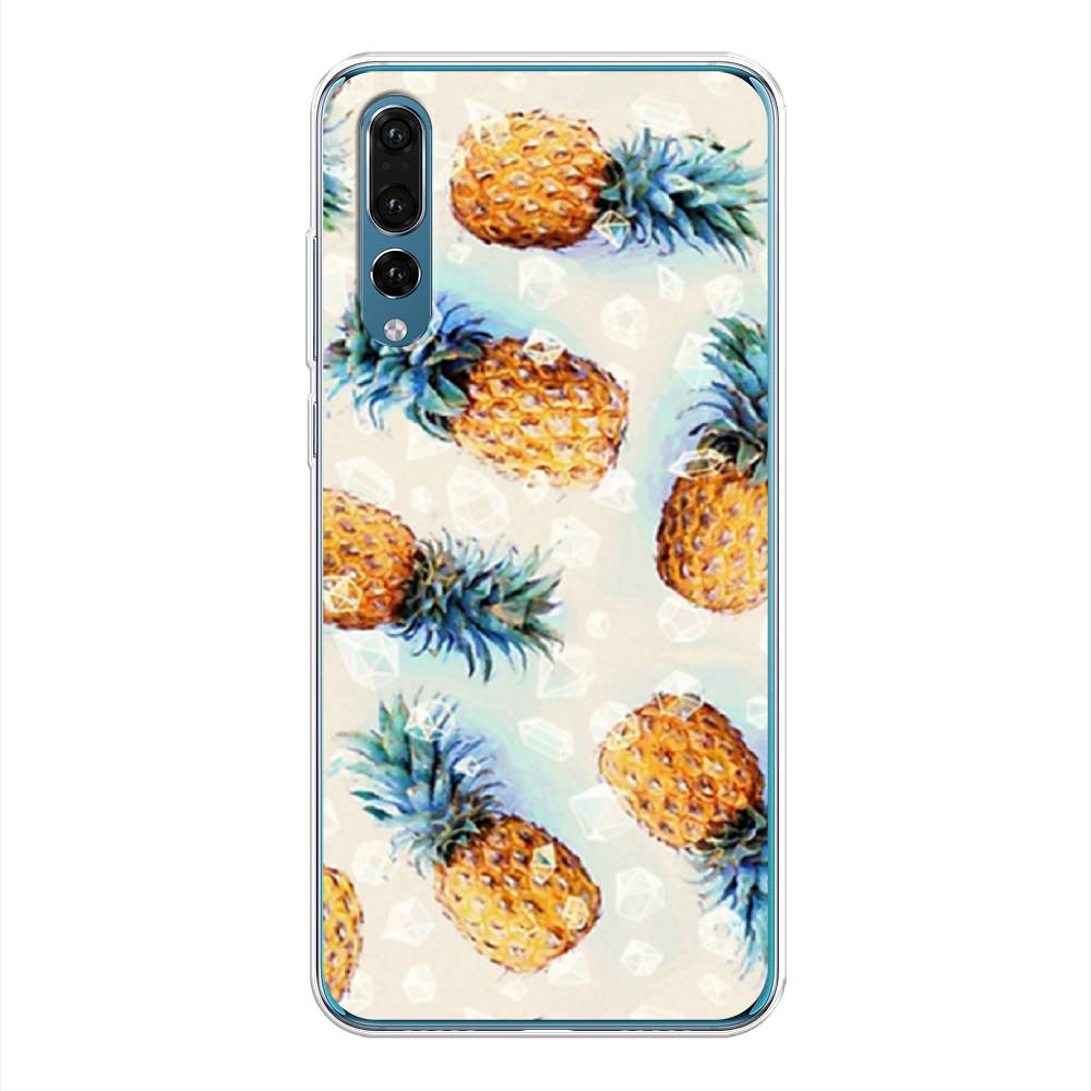 

Чехол Awog на Huawei P20 Pro "Ананасы", Бежевый, 65050-3