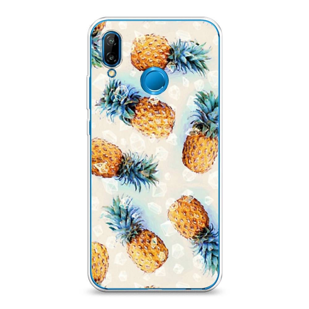

Чехол Awog на Huawei P20 Lite "Ананасы", Бежевый, 64450-3
