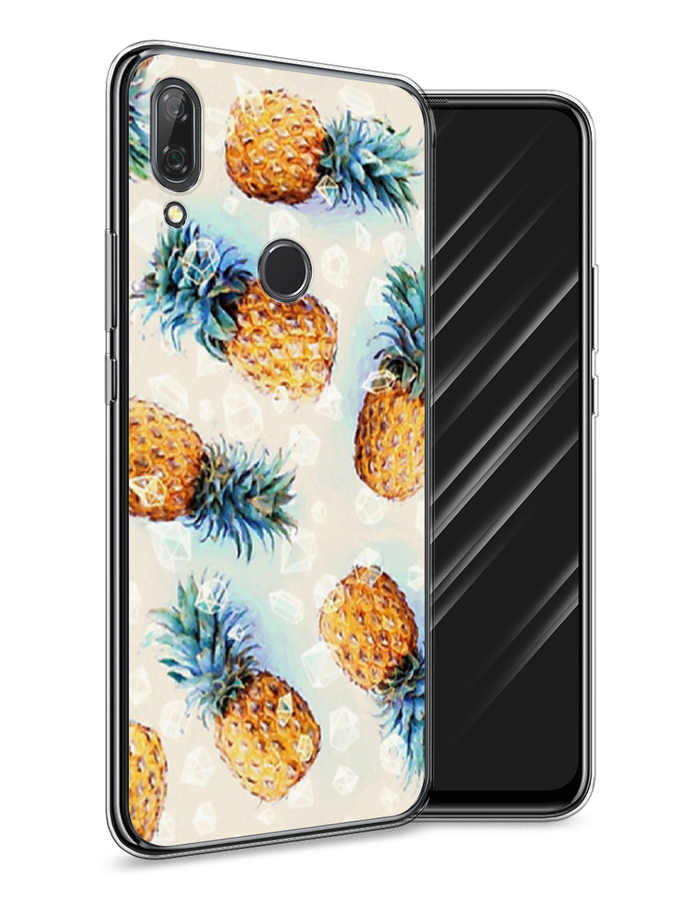 

Чехол Awog на Huawei P Smart Z "Ананасы", Бежевый, 69450-3