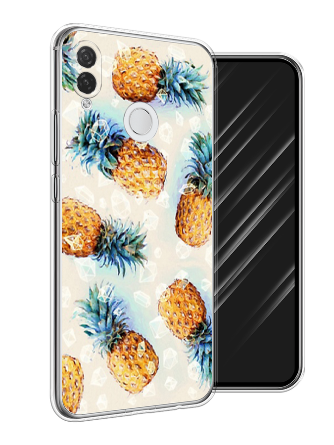 

Чехол Awog на Huawei P Smart Plus "Ананасы", Бежевый, 68250-3