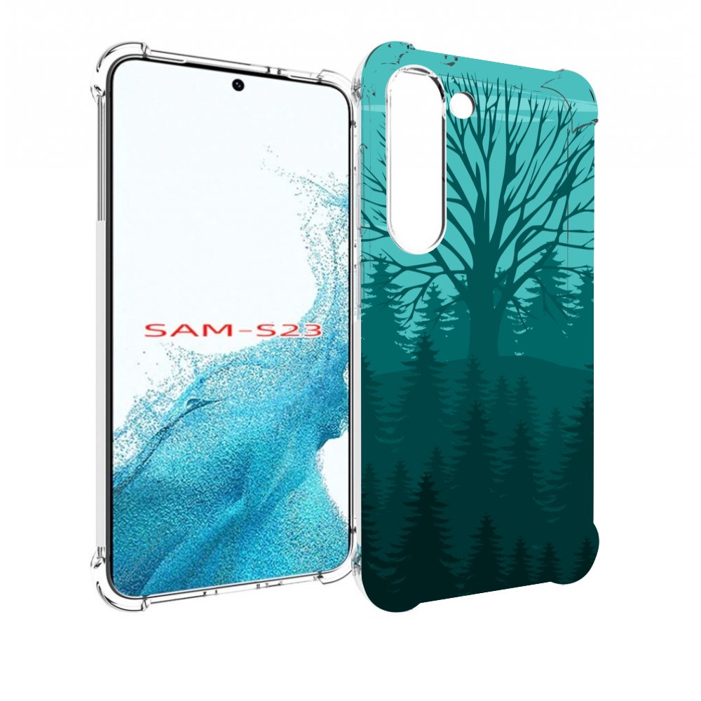 

Чехол MyPads Лес для Samsung Galaxy S23, Прозрачный, Tocco