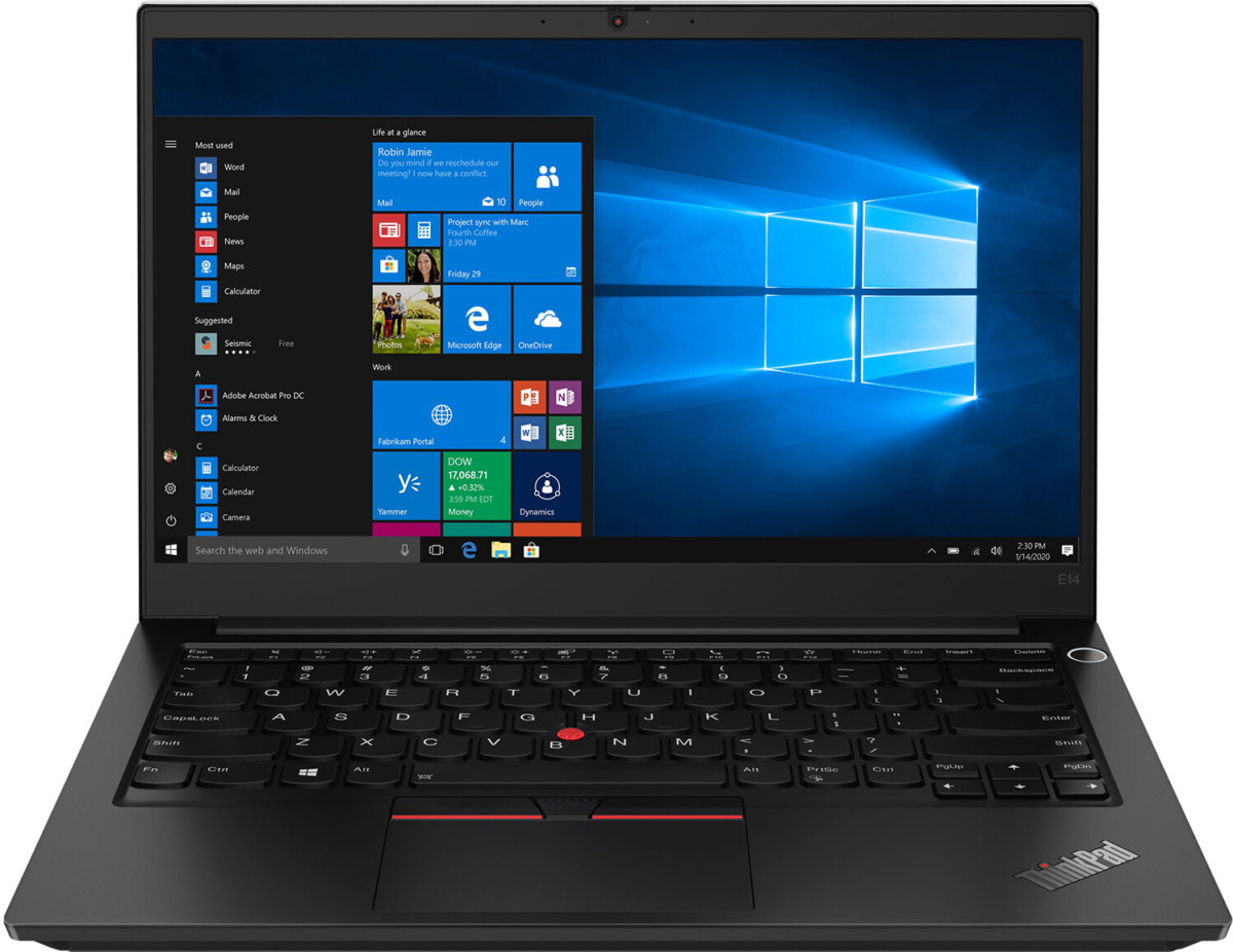 фото Ноутбук lenovo thinkpad e14 gen 2-itu black (20ta0029rt)