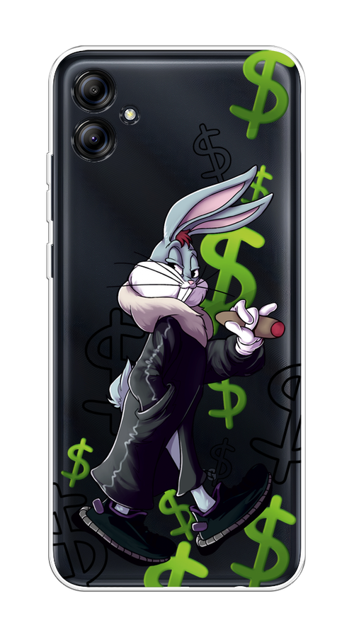 

Чехол на Samsung Galaxy A04e "Rich Bugs Bunny", Зеленый;черный;голубой, 2107650-6