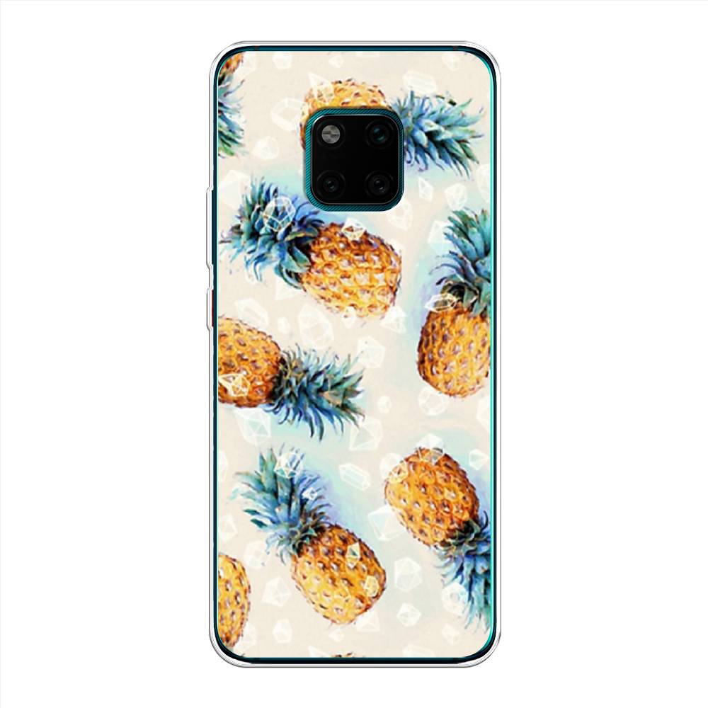 

Чехол Awog на Huawei Mate 20 Pro "Ананасы", Бежевый, 67050-3