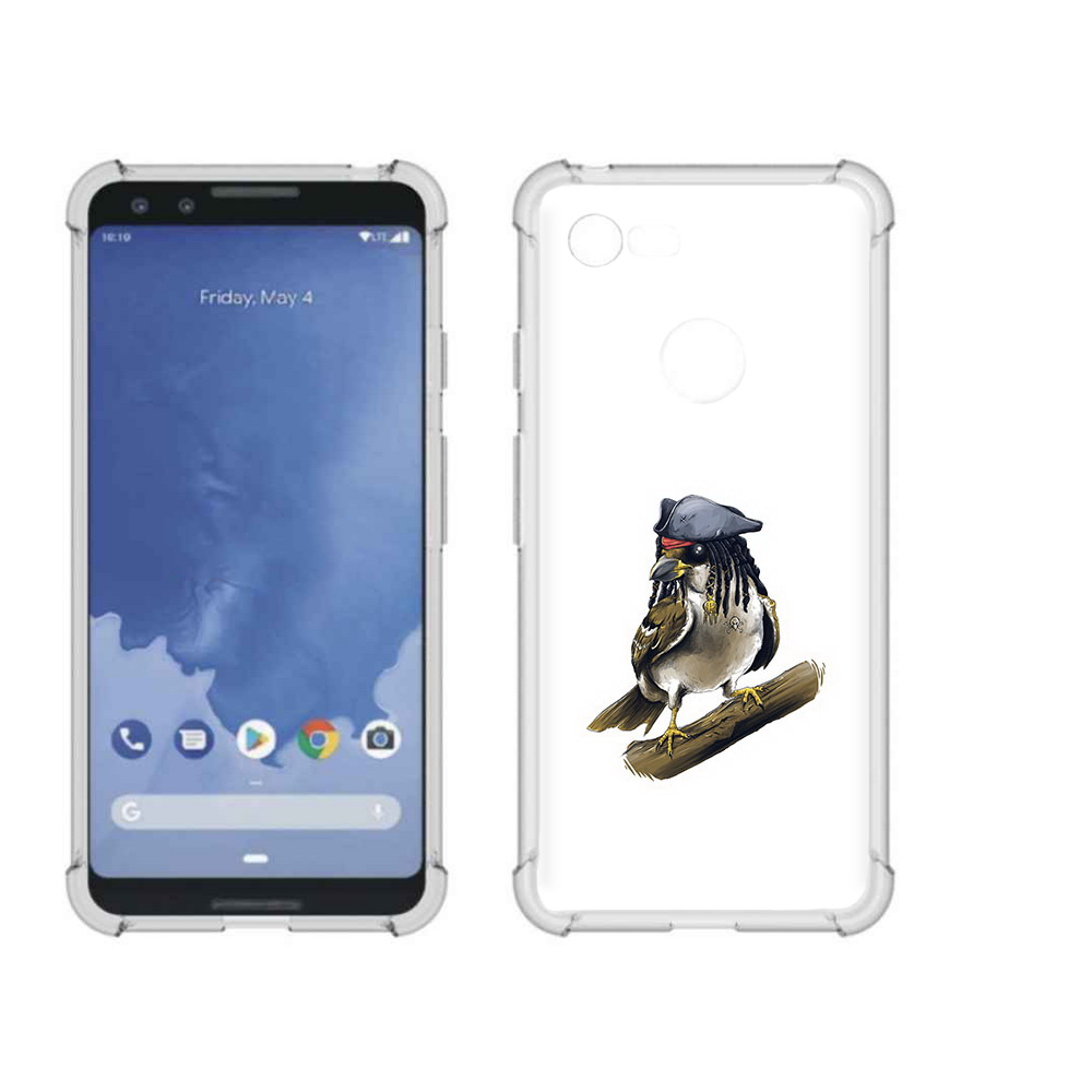 

Чехол MyPads Tocco для Google Pixel 3 Джек воробей, Прозрачный, Tocco