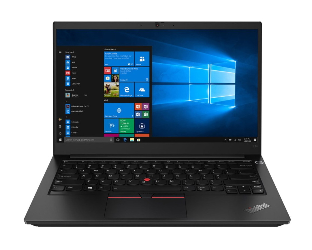 фото Ноутбук lenovo thinkpad e14 gen 2-itu black (20ta000drt)