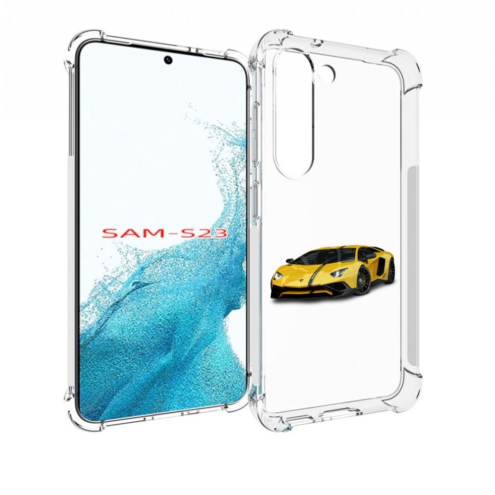 

Чехол MyPads Ламбо мужской для Samsung Galaxy S23, Прозрачный, Tocco