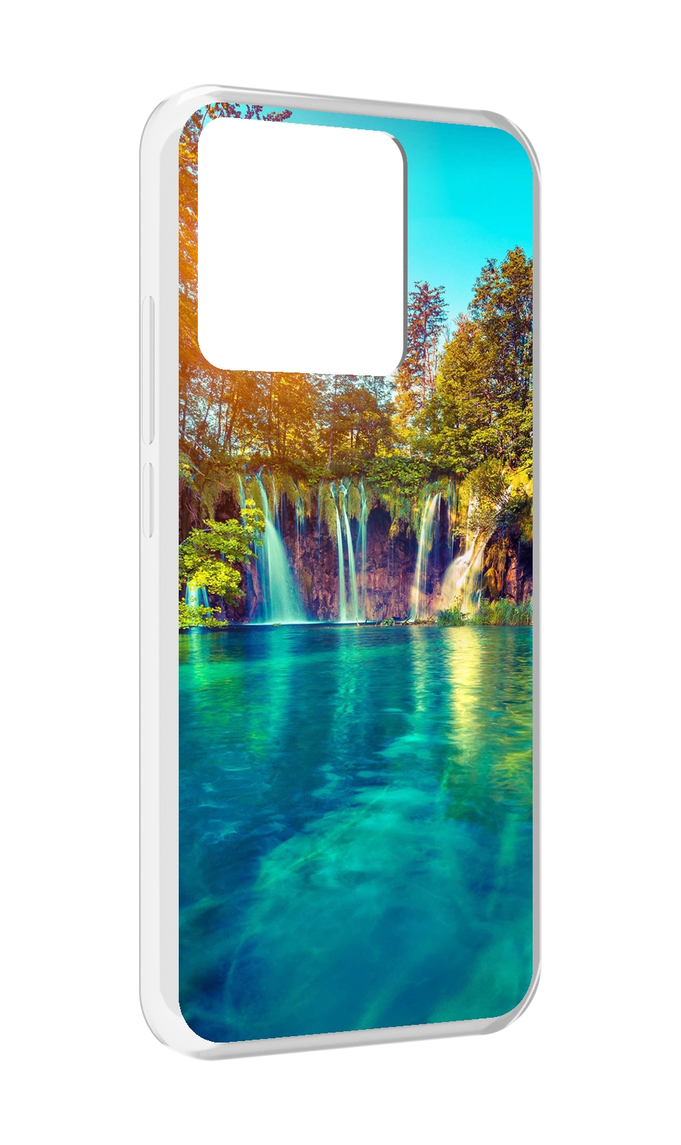 

Чехол MyPads Tocco для Xiaomi Redmi 10A Водапад-2, Прозрачный, Tocco