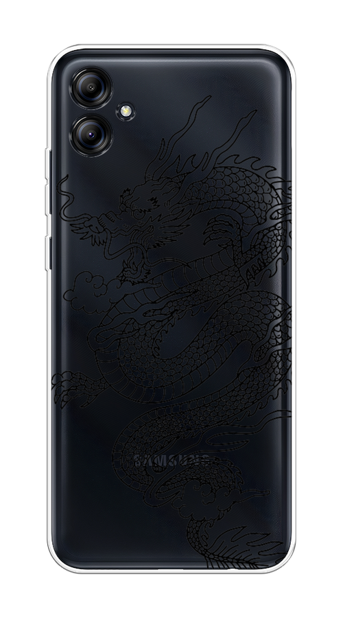 

Чехол на Samsung Galaxy A04e "Большой китайский дракон", Черный;серый, 2107650-1