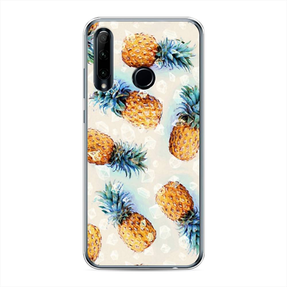 

Чехол Awog на Honor 10i "Ананасы", Бежевый, 68850-3