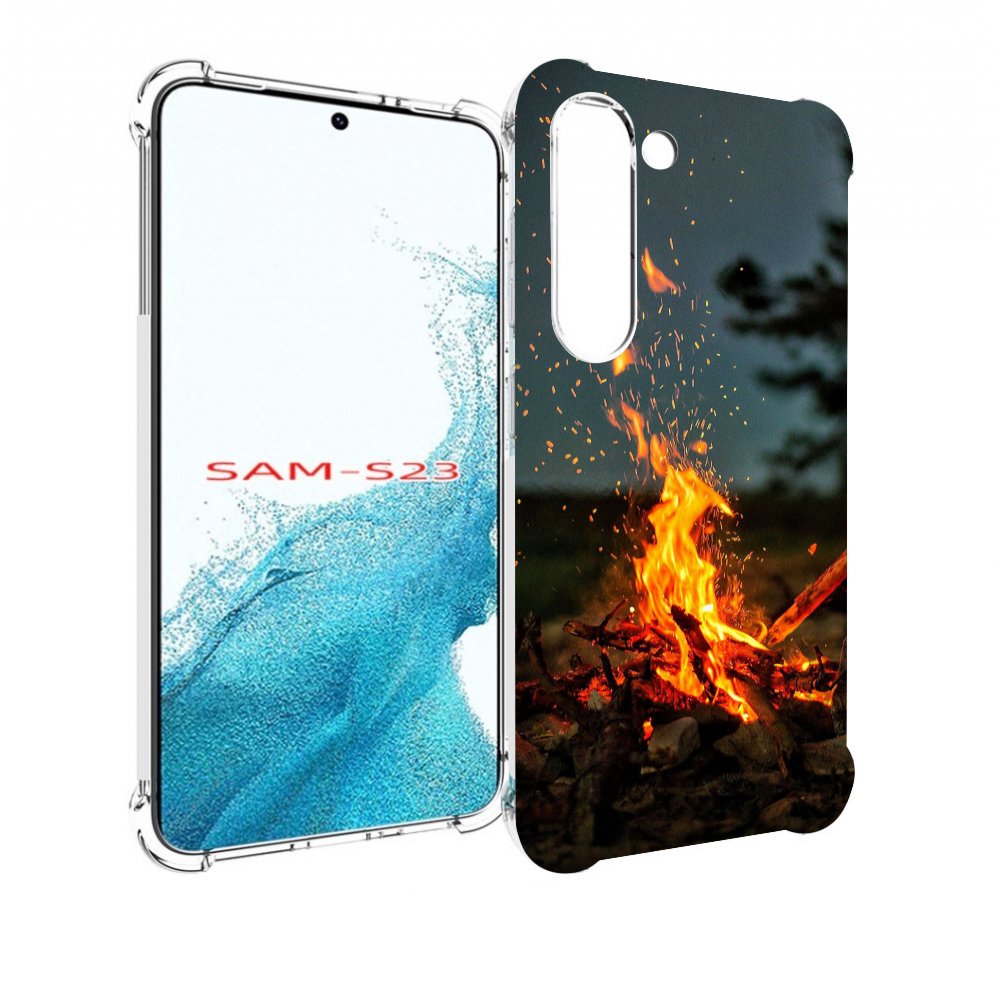 

Чехол MyPads Костер-ночное-небо для Samsung Galaxy S23, Прозрачный, Tocco