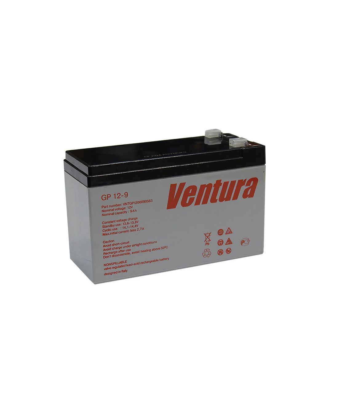 

Аккумулятор для ИБП Ventura 9 А/ч 12 В (52514)
