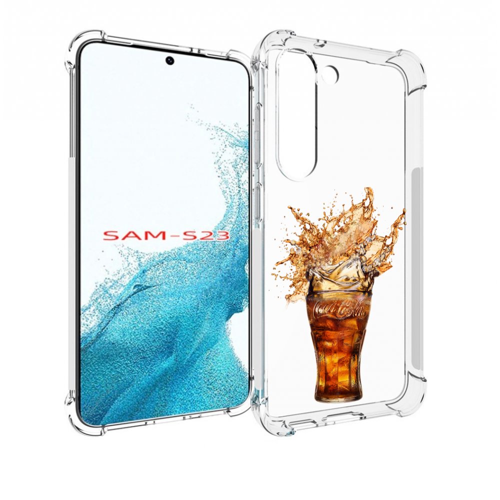 

Чехол MyPads Кола-в-стакане для Samsung Galaxy S23, Прозрачный, Tocco