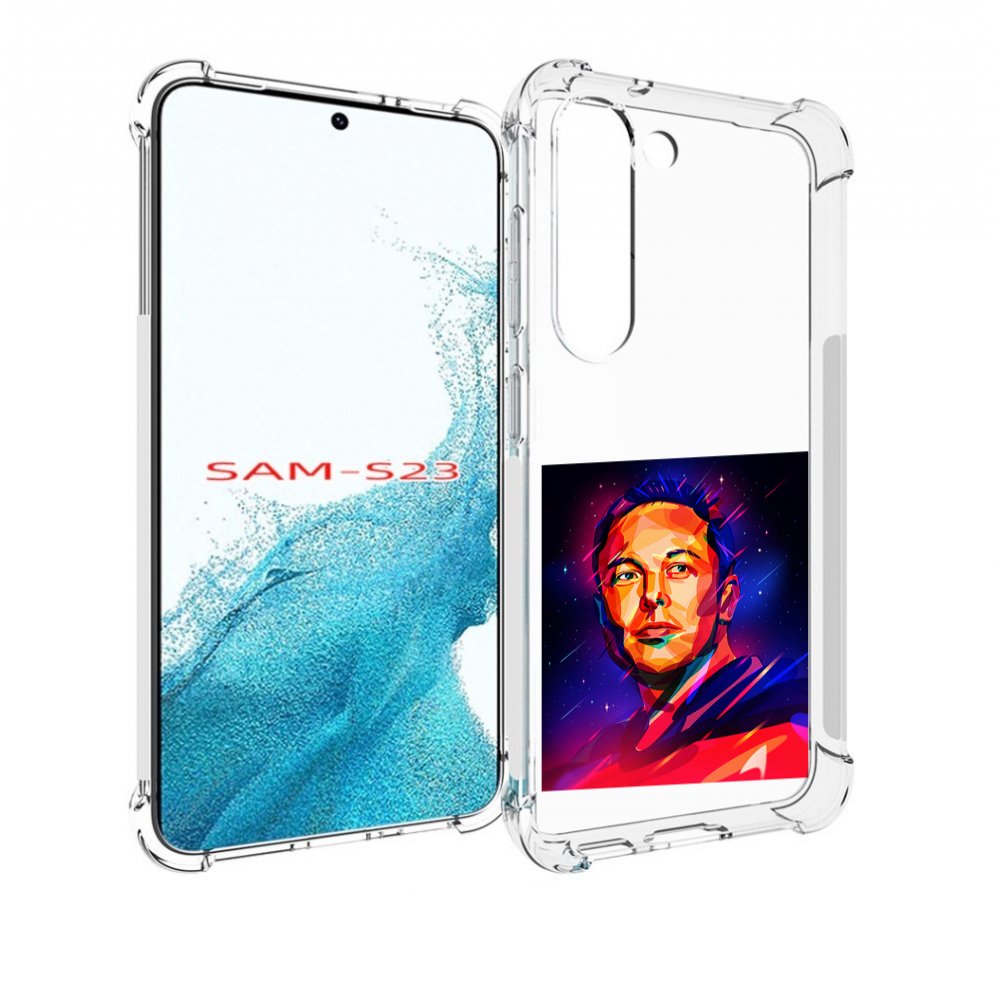 

Чехол MyPads Илон-Маск для Samsung Galaxy S23, Прозрачный, Tocco