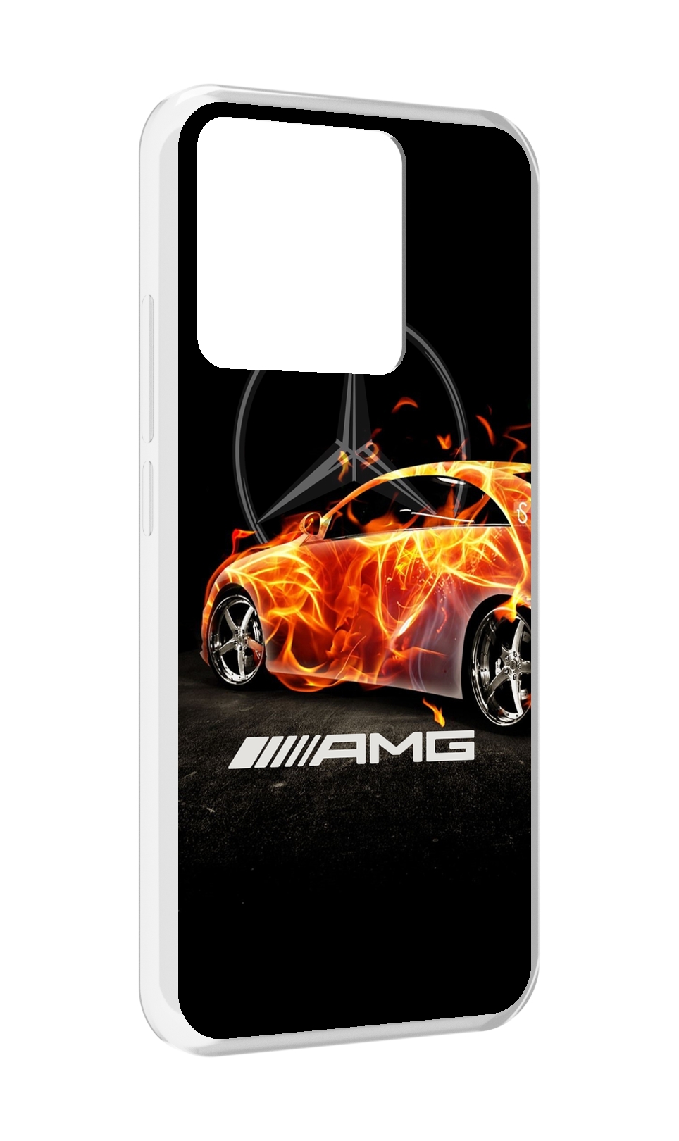 

Чехол MyPads Tocco для Xiaomi Redmi 10A АМГ мужской, Прозрачный, Tocco