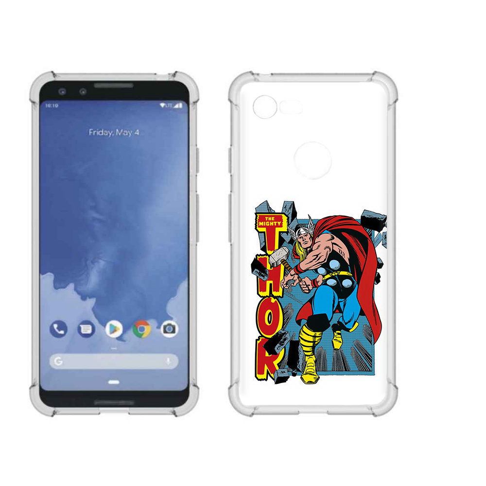 

Чехол MyPads Tocco для Google Pixel 3 тор комикс, Прозрачный, Tocco