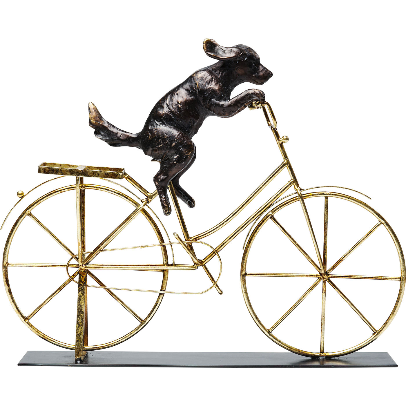 фото Статуэтка kare design, коллекция dog with bicycle, 44х36х8 см