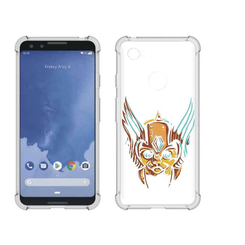 

Чехол MyPads Tocco для Google Pixel 3 тор абстракция, Прозрачный, Tocco