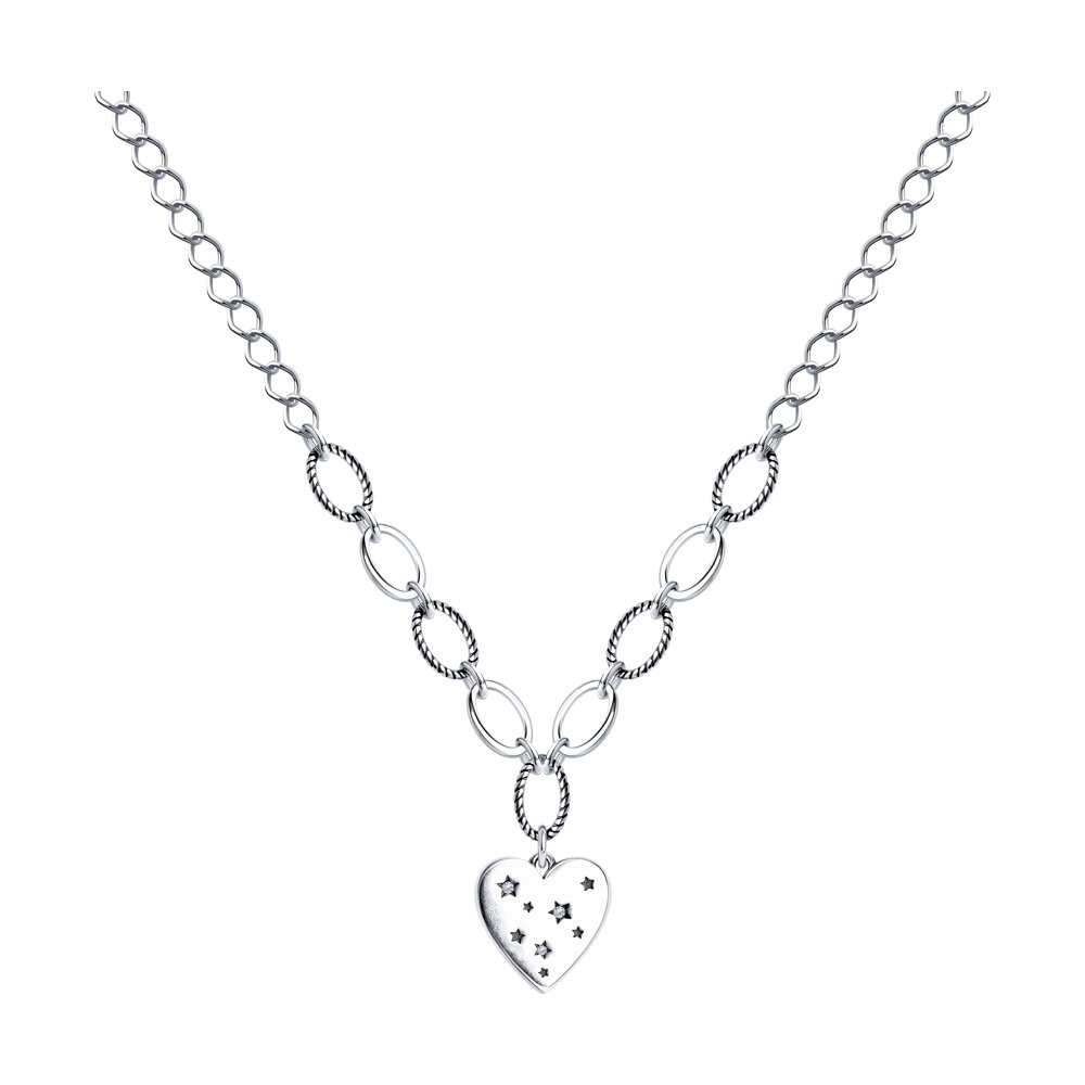 

Колье из серебра с фианитами 45 см SOKOLOV 95070014, 95070014