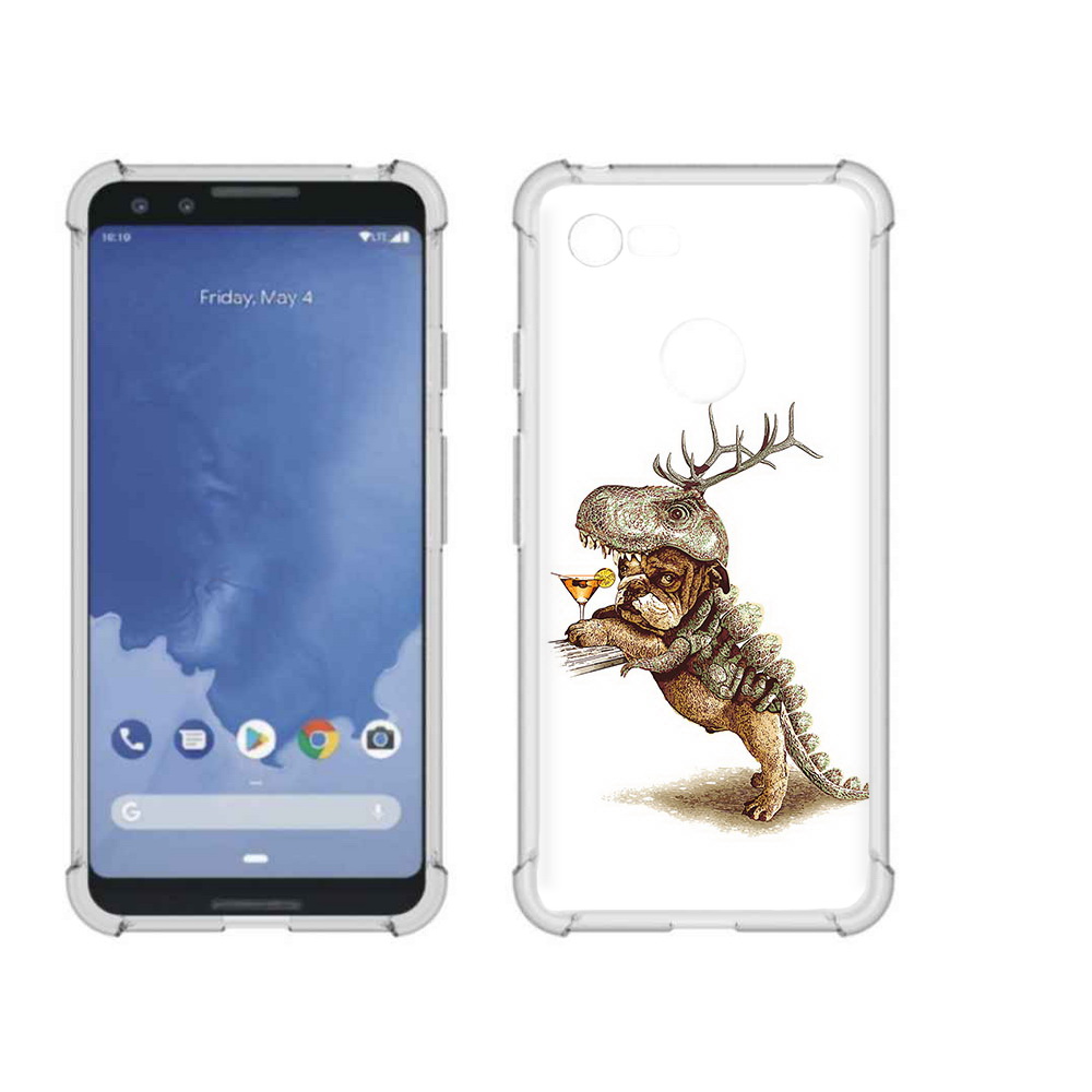 

Чехол MyPads Tocco для Google Pixel 3 тематическая вечеринка, Прозрачный, Tocco