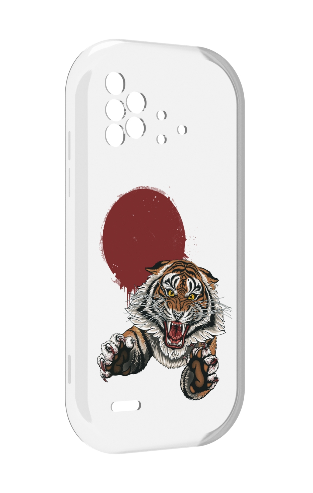 

Чехол MyPads Бросок тигра для UMIDIGI Bison X10 / X10 Pro, Прозрачный, Tocco