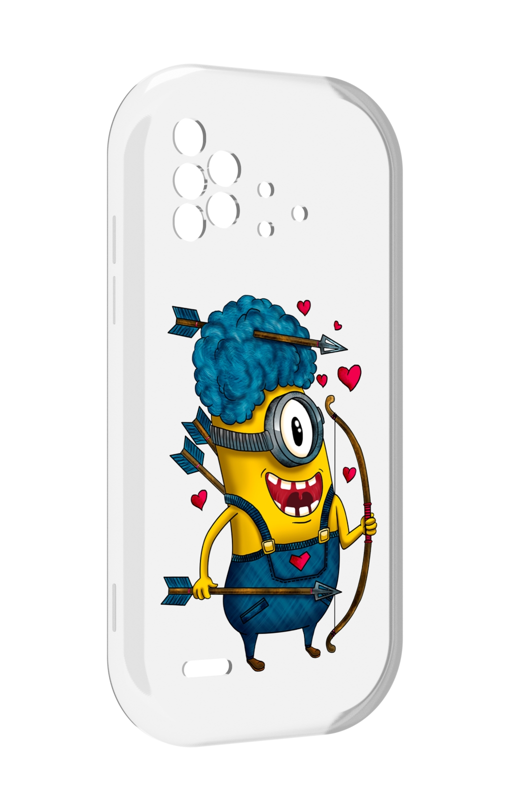 

Чехол MyPads Миньон купидон для UMIDIGI Bison X10 / X10 Pro, Прозрачный, Tocco