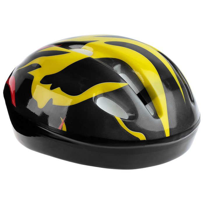 Шлем защитный детский Onlitop OT-H6 размер S обхват 52-54 см цвет чёрный 488591