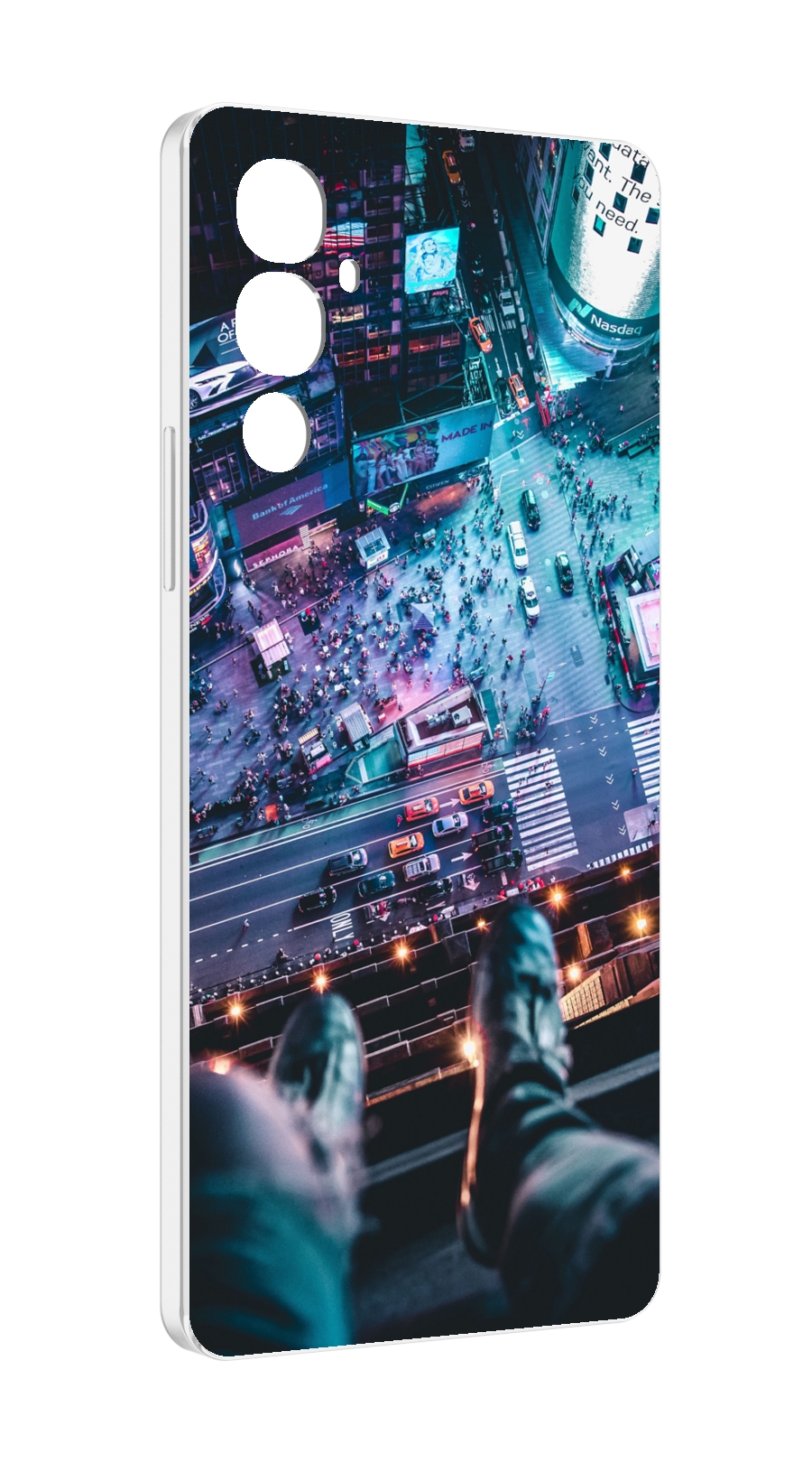 

Чехол MyPads парень на крыше для Tecno Pova 4, Прозрачный, Tocco