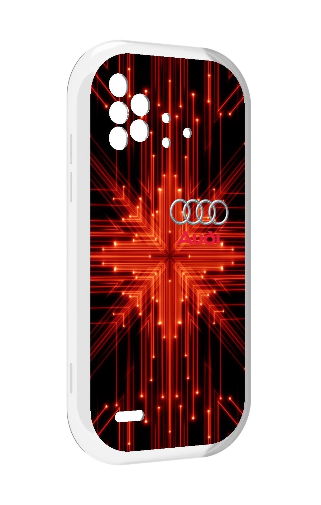 

Чехол MyPads Ауди-на-неоновом-фоне для UMIDIGI Bison X10 / X10 Pro, Прозрачный, Tocco