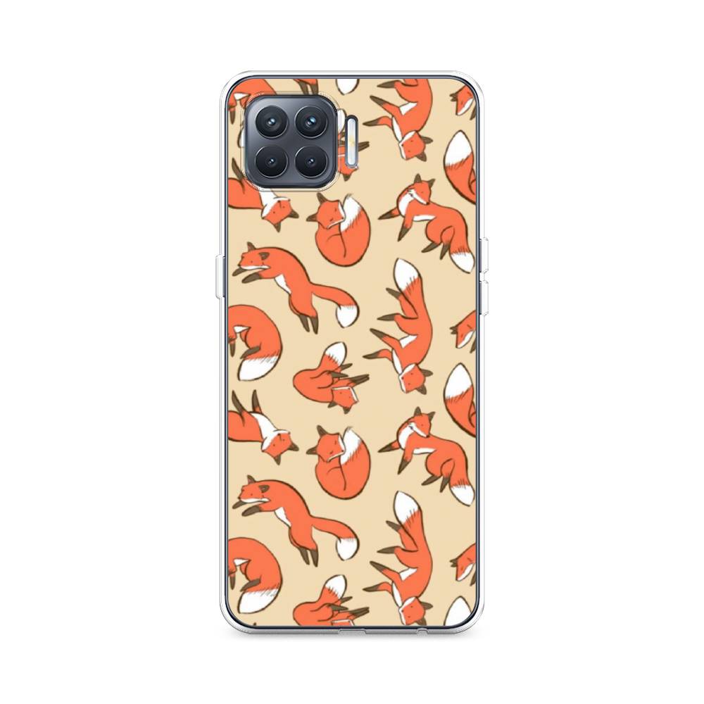 

Чехол Awog на Oppo Reno 4 Lite/A93 "Лисички фон", Разноцветный, 255350-3