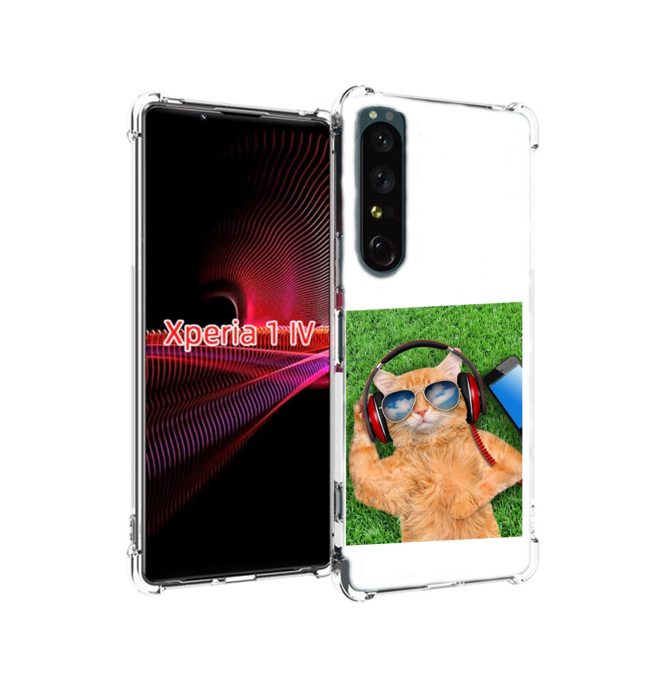 

Чехол накладка MyPads Кот-кайфарик для Sony Xperia 1 IV, Прозрачный, Tocco