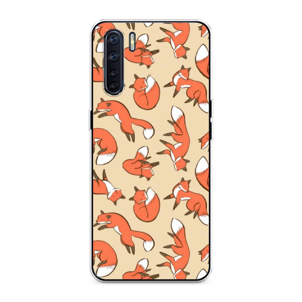 

Чехол Awog на Oppo A91/Reno 3 "Лисички фон", Разноцветный, 254250-3