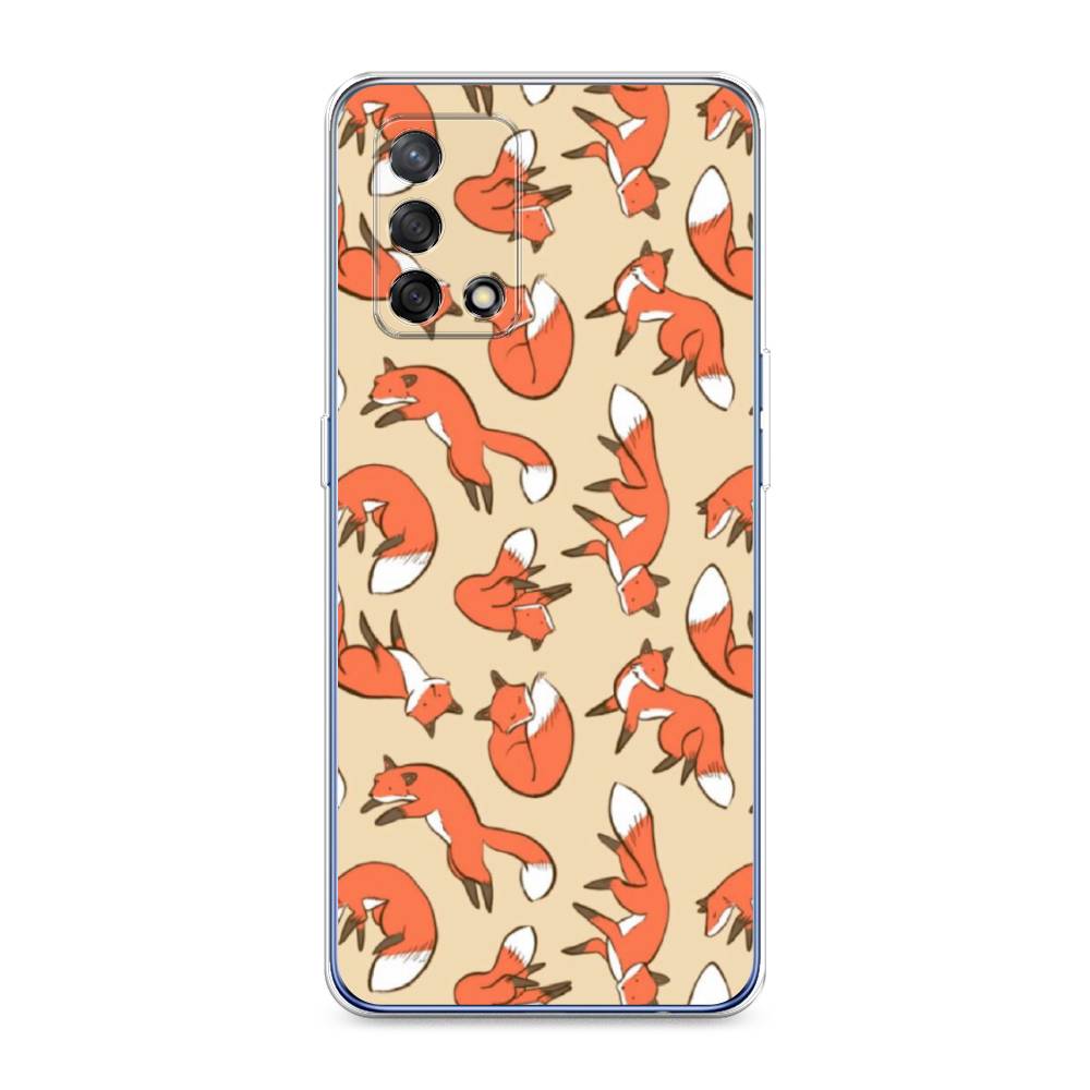 

Чехол Awog на OPPO A74 4G/F19 "Лисички фон", Разноцветный, 256050-3