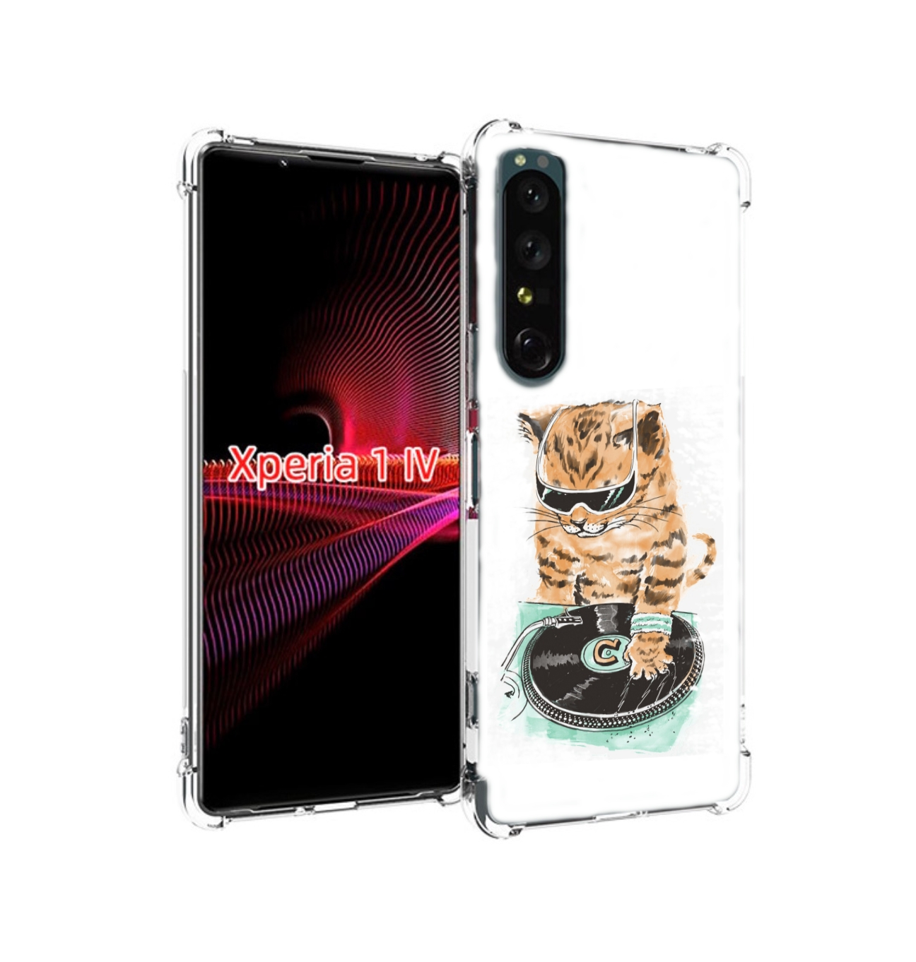 

Чехол накладка MyPads Кот диджей для Sony Xperia 1 IV, Прозрачный, Tocco