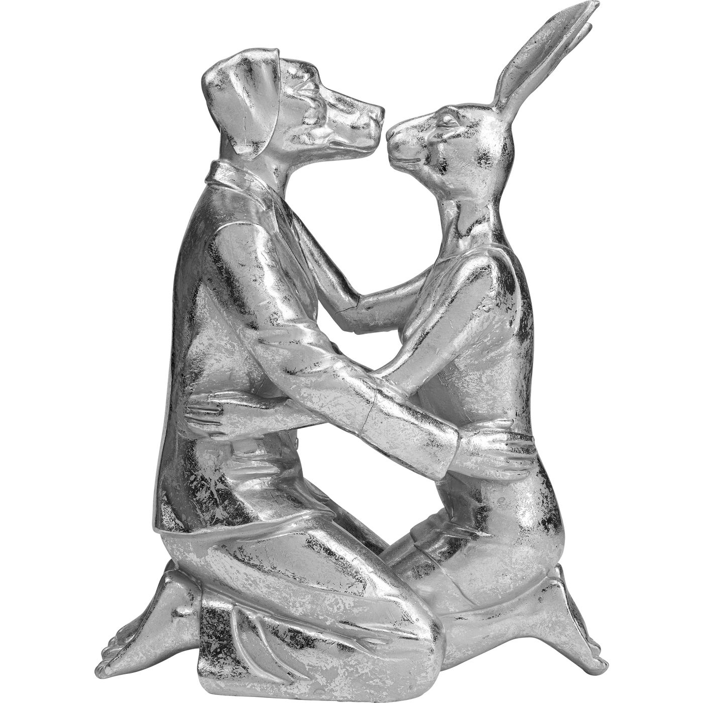 фото Статуэтка kare design, коллекция kissing rabbit and dog, 35х45х21 см