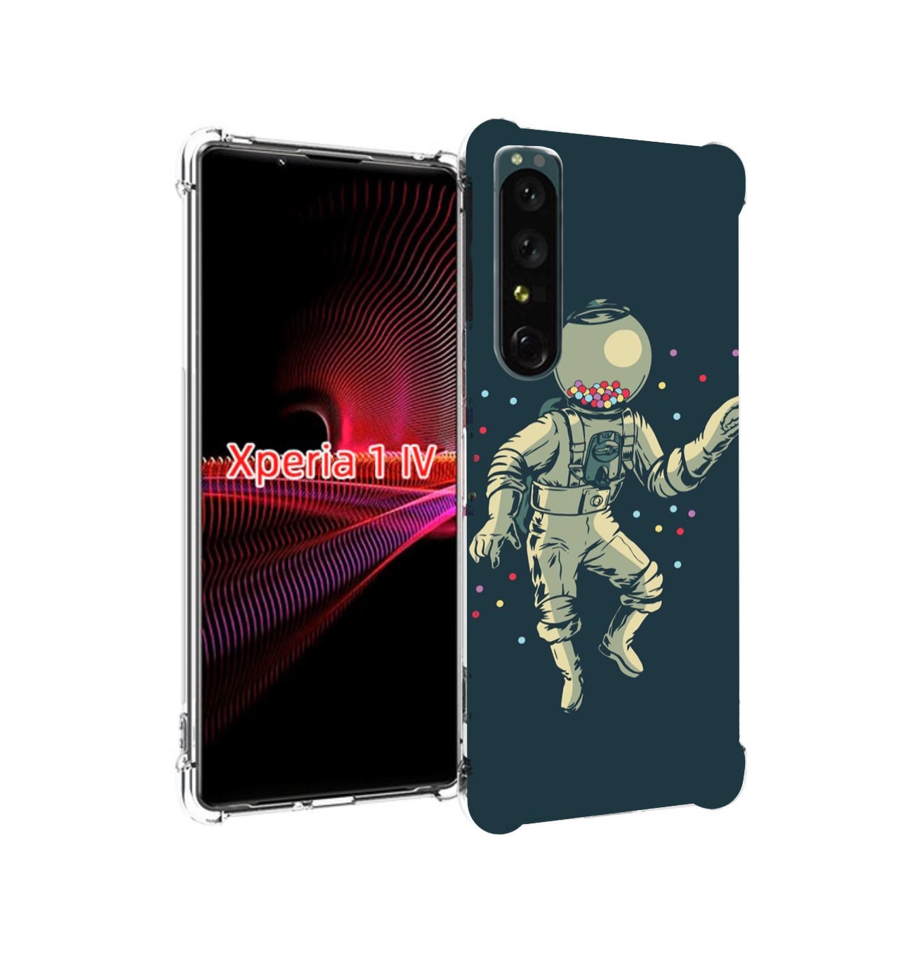 

Чехол накладка MyPads Космонавт для Sony Xperia 1 IV, Прозрачный, Tocco