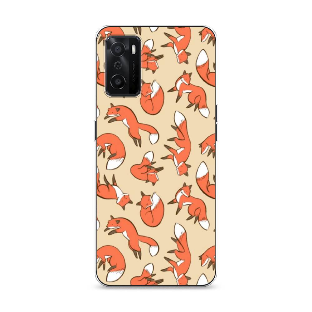 

Чехол Awog на Oppo A55s 5G "Лисички фон", Разноцветный, 2510150-3