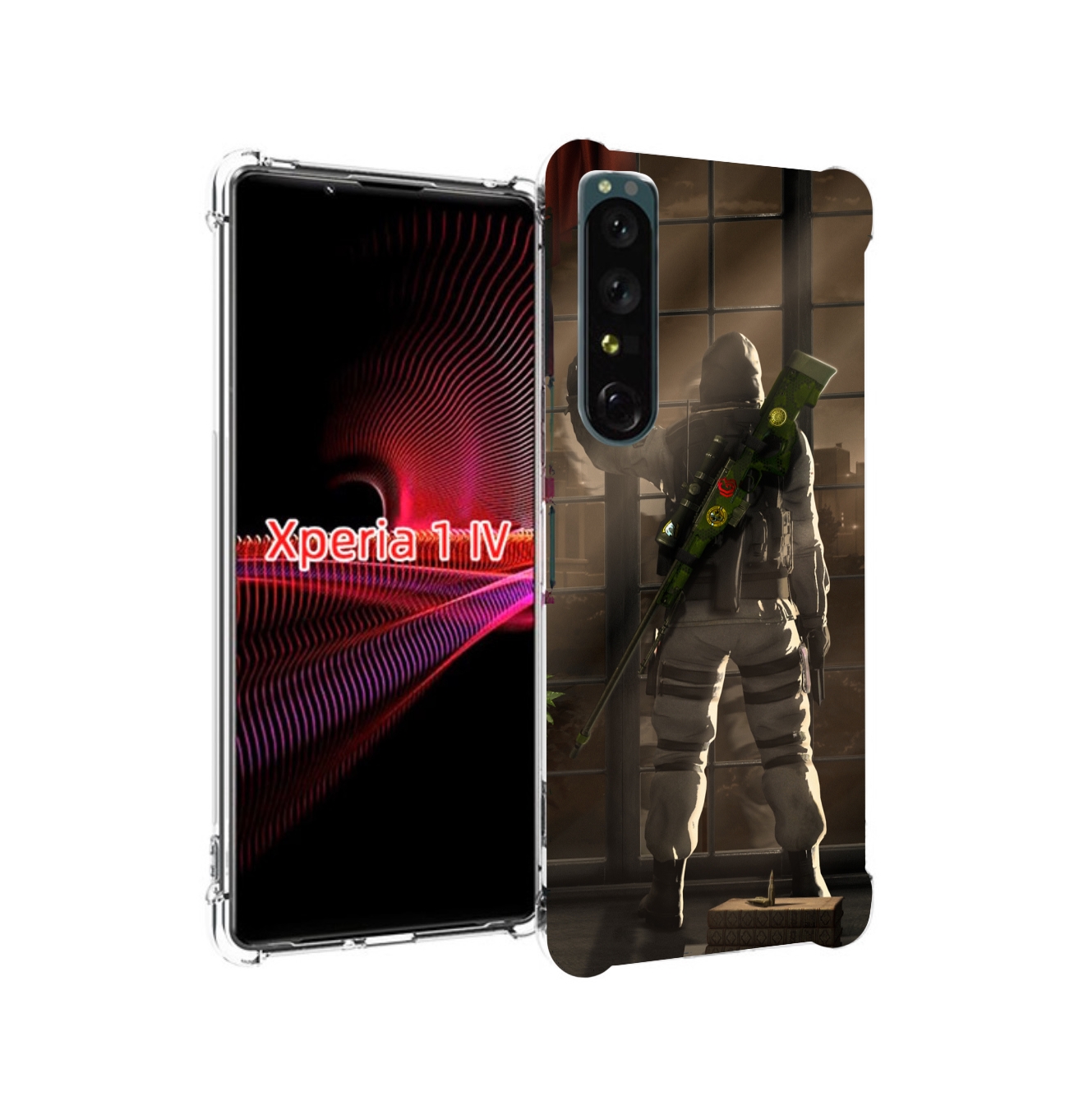 

Чехол накладка MyPads Контр-Страйк-в-дыму для Sony Xperia 1 IV, Прозрачный, Tocco