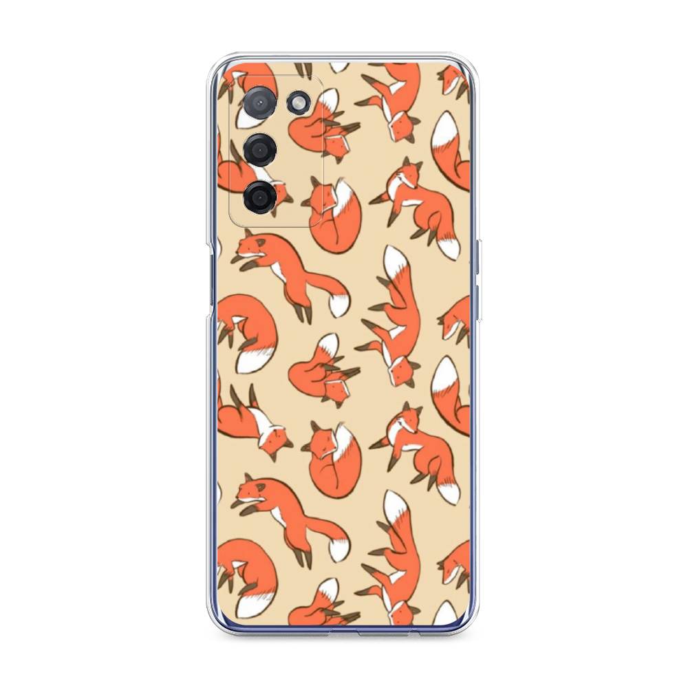 

Чехол Awog на Oppo A55 5G "Лисички фон", Разноцветный, 256250-3