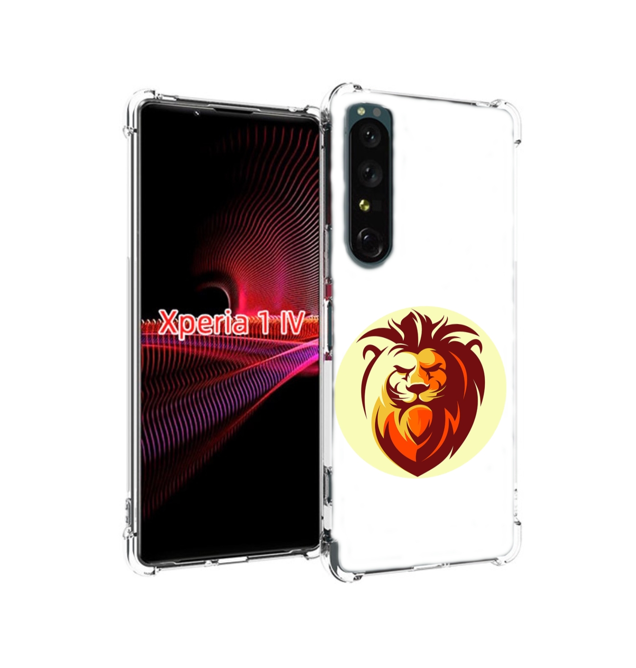 

Чехол накладка MyPads Картинка-Лев для Sony Xperia 1 IV, Прозрачный, Tocco