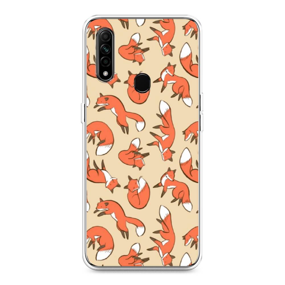 

Чехол Awog на Oppo A31 "Лисички фон", Разноцветный, 252250-3
